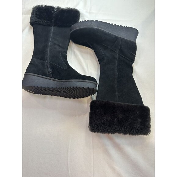 Dr. Scholl's Shoes - Dr. Scholl's Women's Builder Grey Knee High Suede Boots Size 8